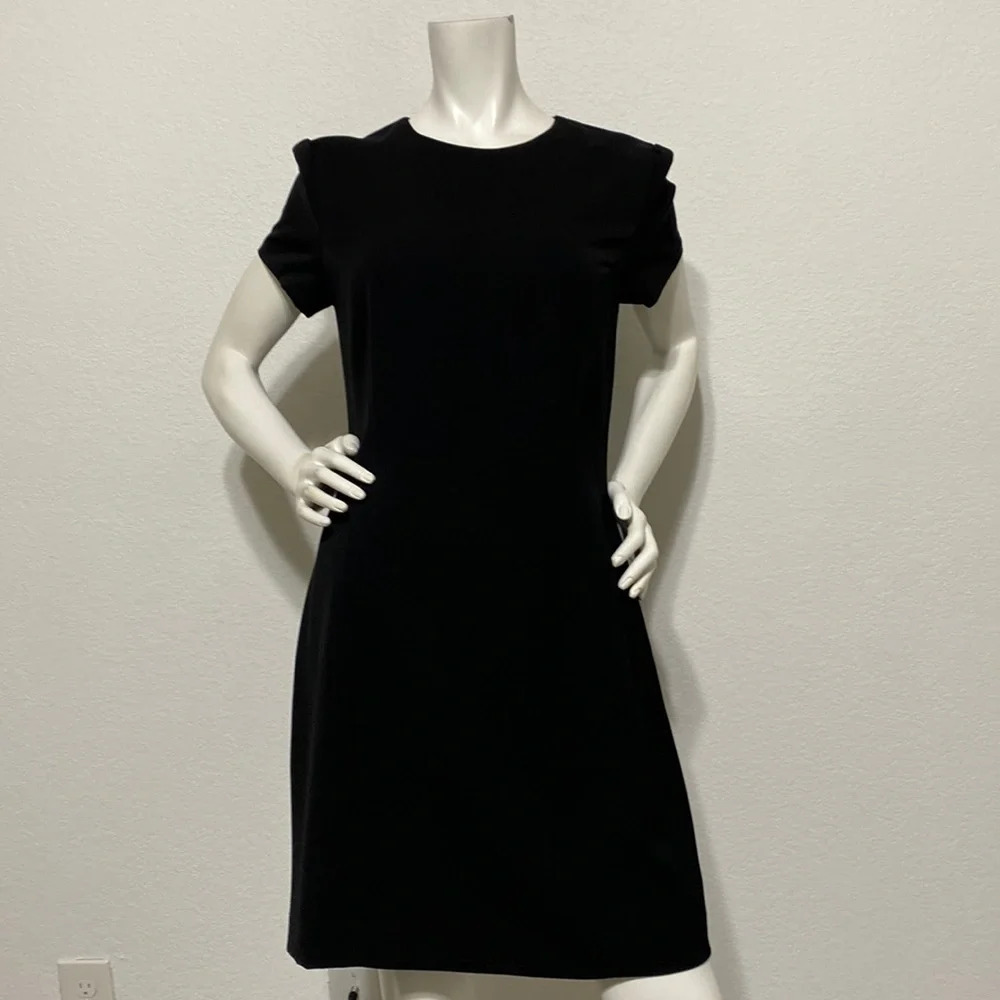 Lena Gabrielle Black Mini Dress